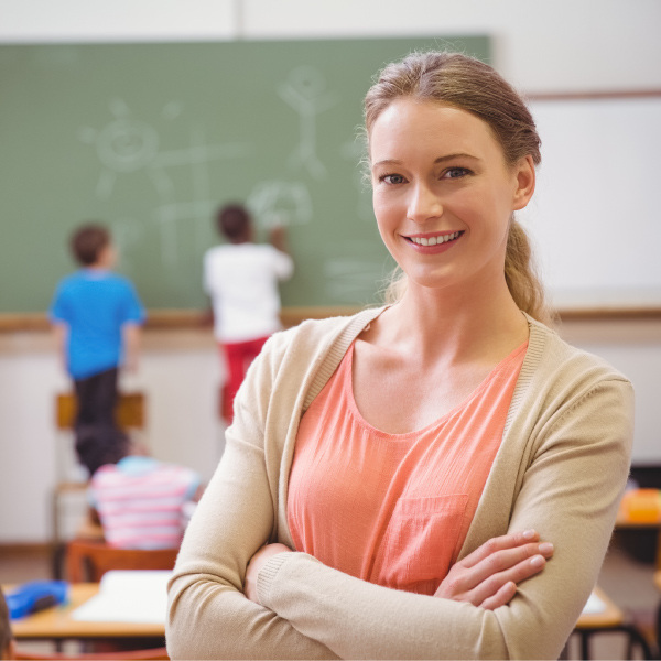 Teacher in classroom